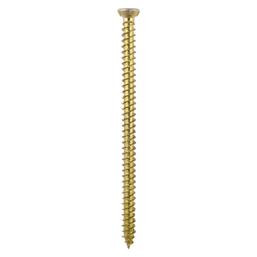7.5 x 90 Concrete Screws - TX - Flat Countersunk - Yellow