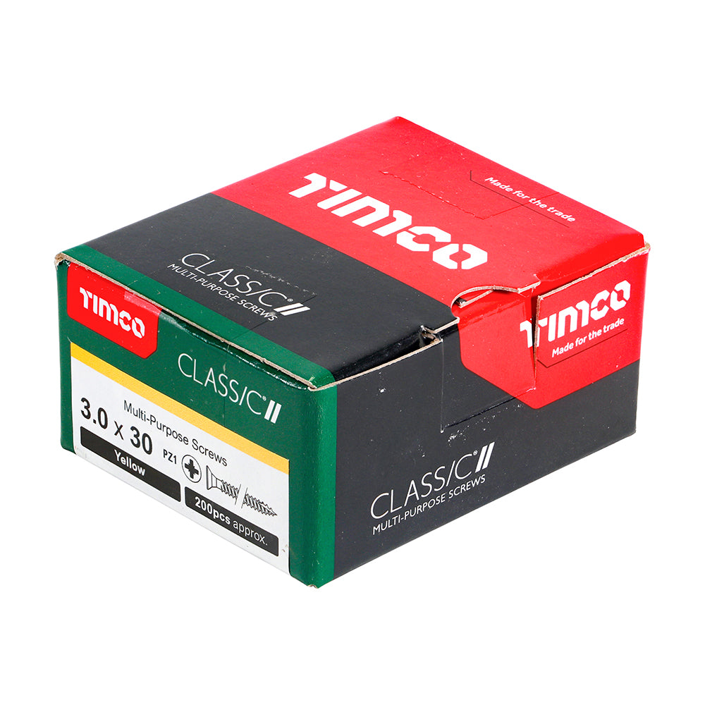 3.0 x 30 Screws 200 Pack