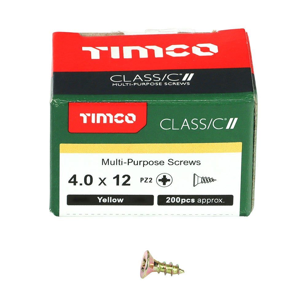 4.0 x 12 Screws 200 Pack