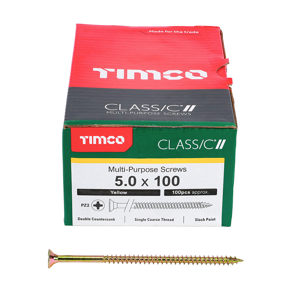5.0 x 100 Screws 200 Pack