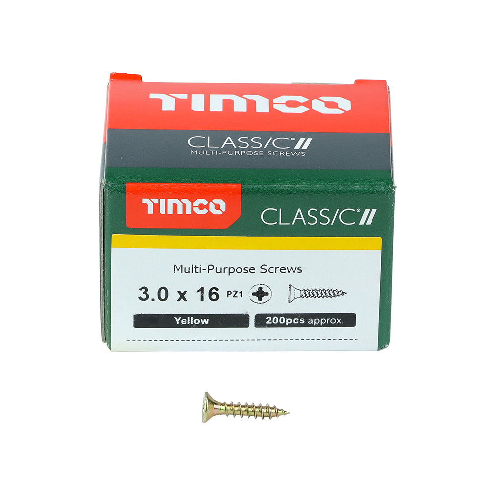 3.0 x 16 Screws 200 Pack