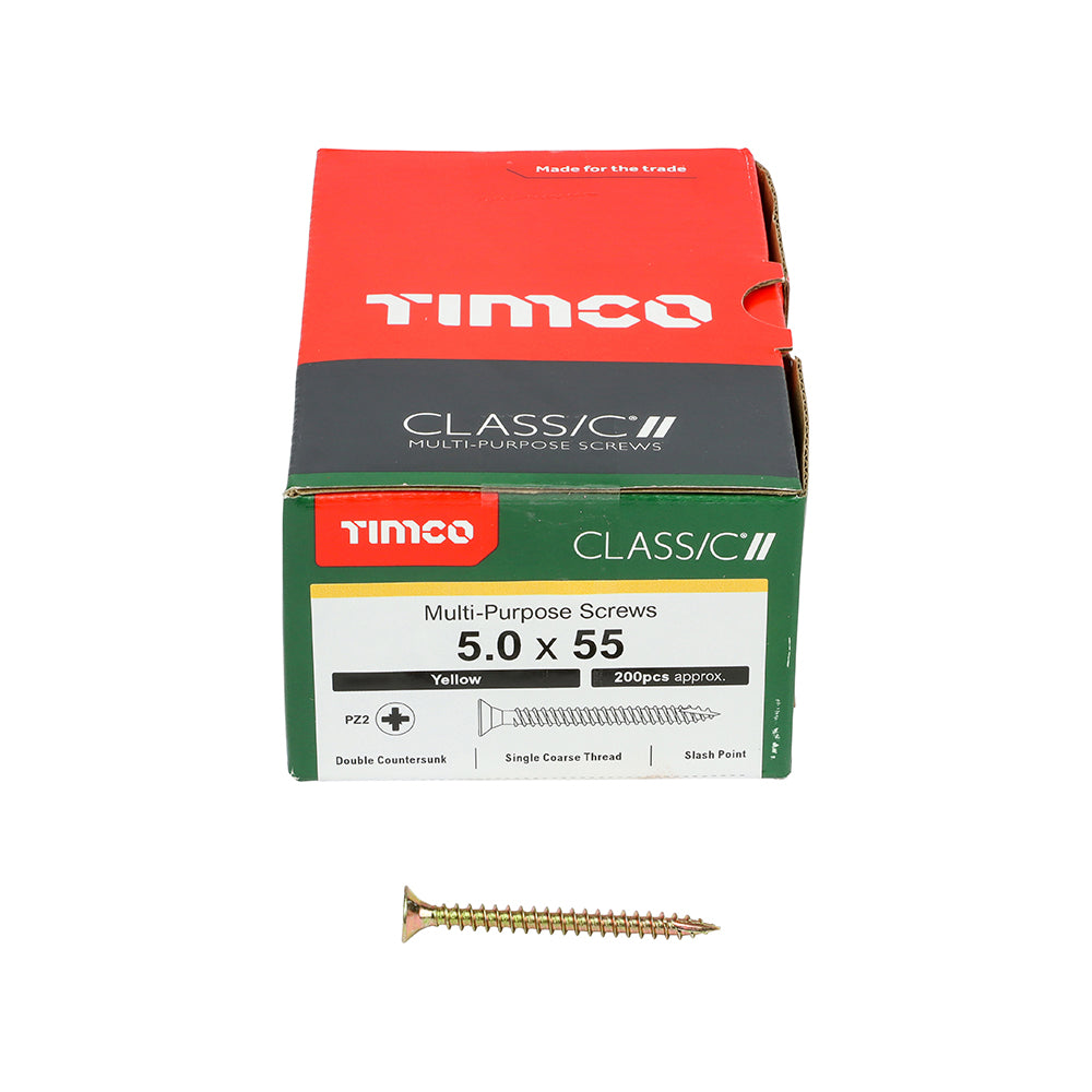 5.0 x 55 Screws 200 Pack