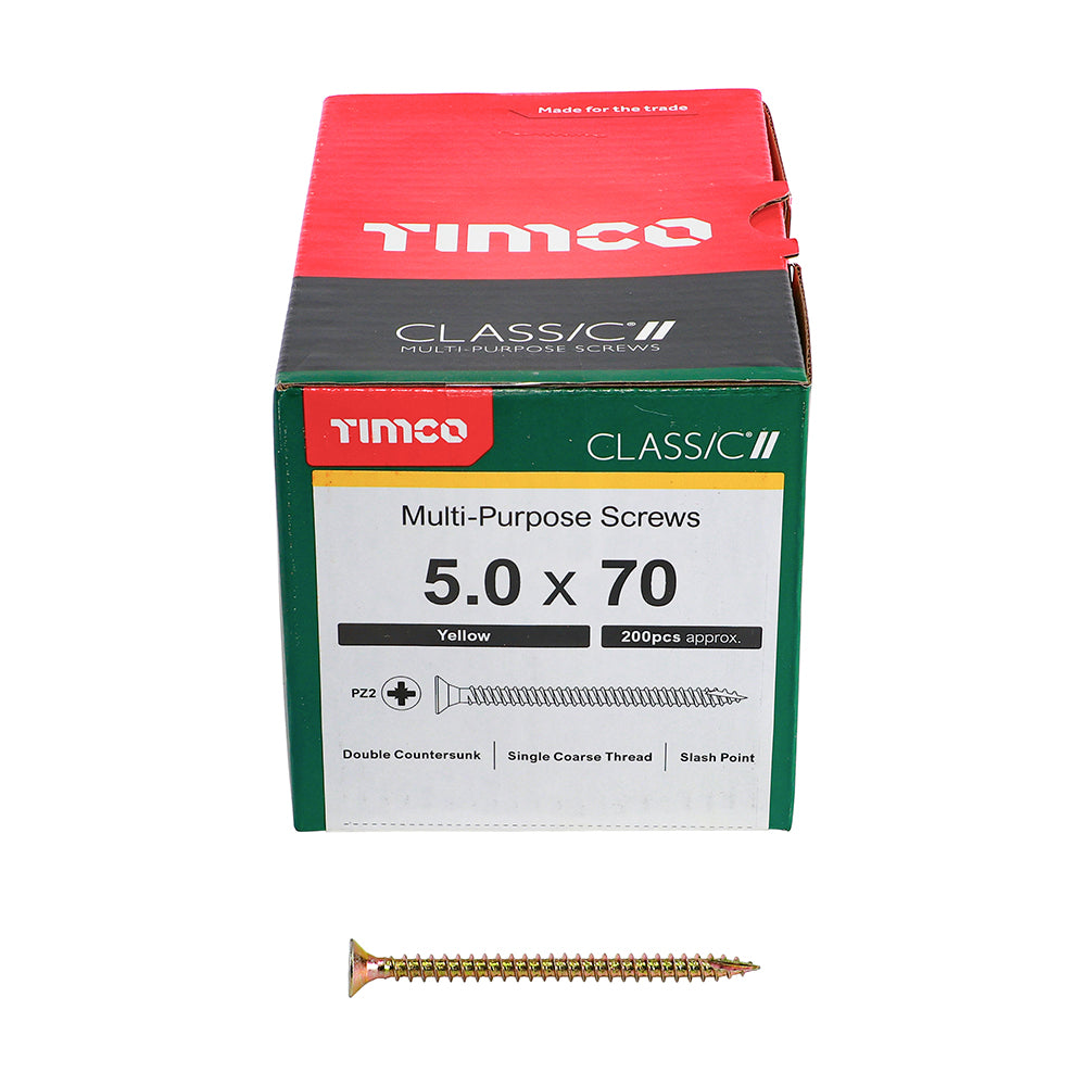 5.0 x 70 Screws 200 Pack