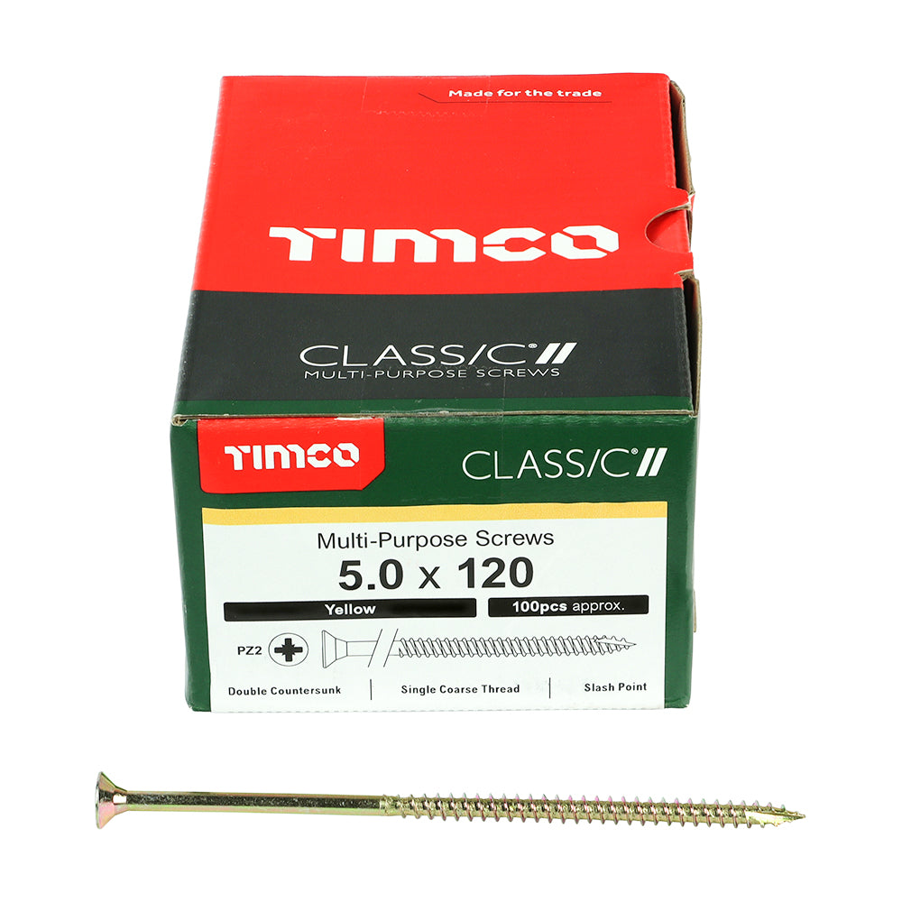 5.0 x 120 Screws 200 Pack